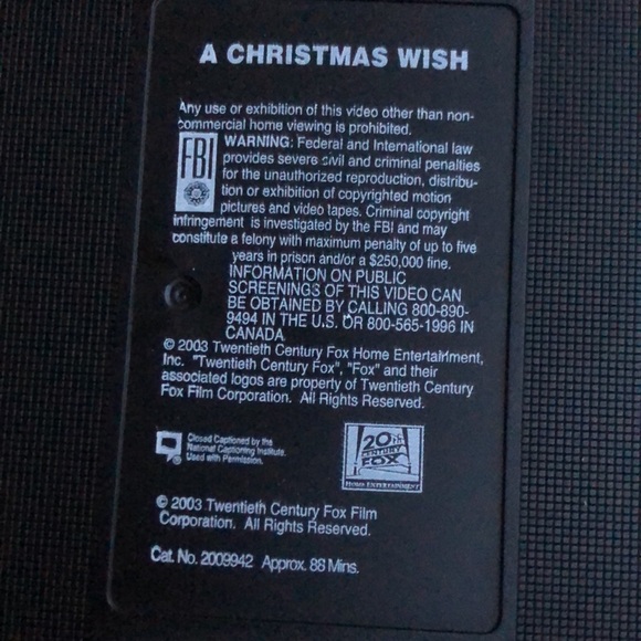 🎄 Vintage - A Christmas Wish - Colourized - VHS - Picture 6 of 10